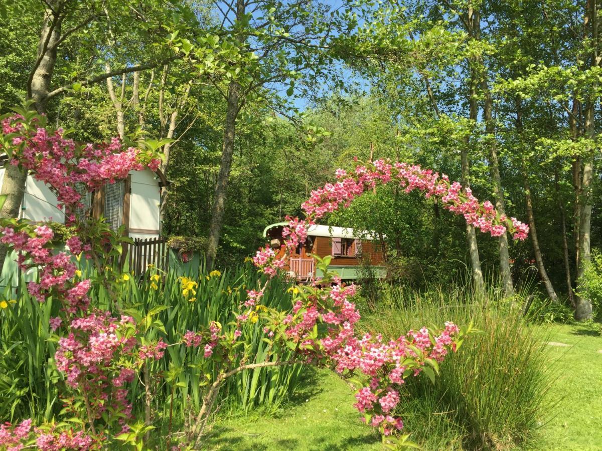 Roulottes Du Rouard Bed & Breakfast Camiers Exterior photo
